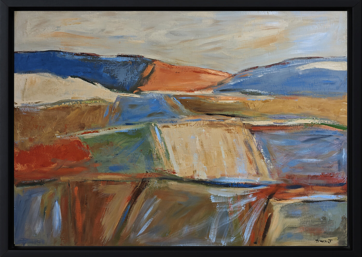 les terres silencieuses Sophie Dumont Original painting for sale