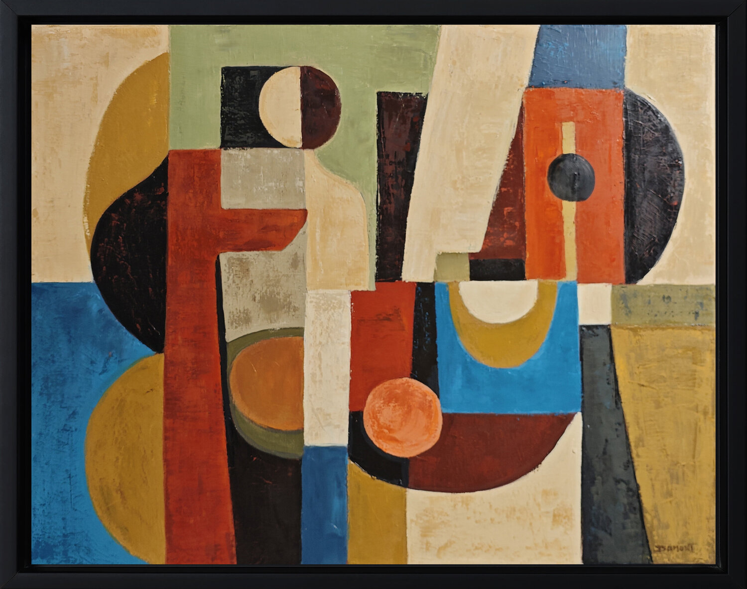 Concerto cubiste Sophie Dumont Original painting for sale