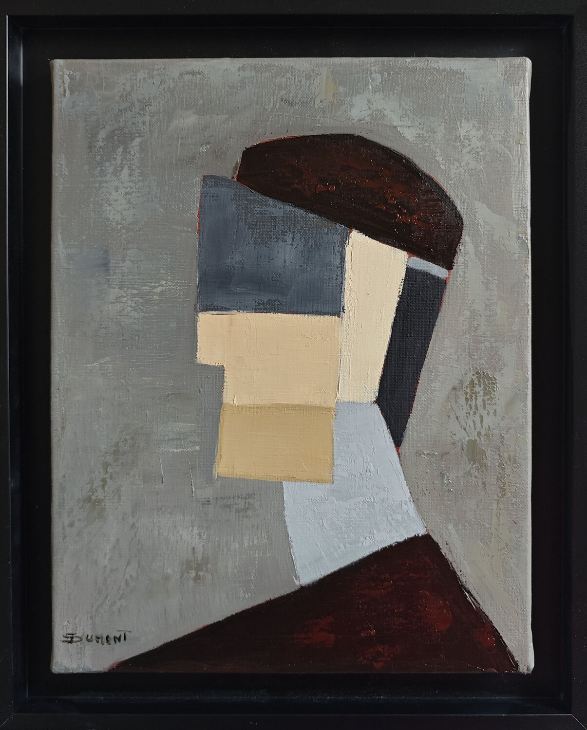 Le penseur gris Sophie Dumont Original painting for sale