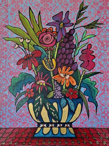 Eyes everywhere by Suzanne Domenech, Painting for Sale on Select