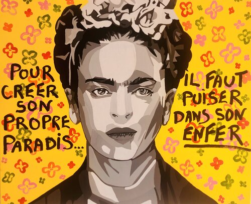 FRIDA KHALO by jo y posso, Painting for Sale on Select