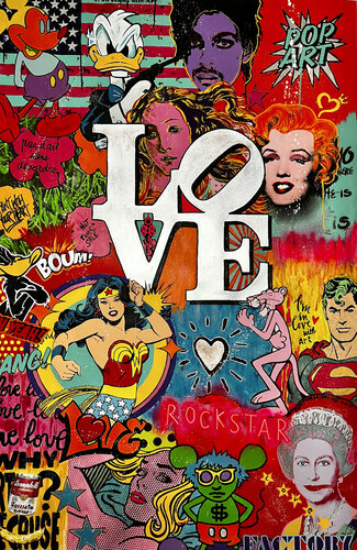 POP ROCK STAR by jo y posso, Painting for Sale on Select