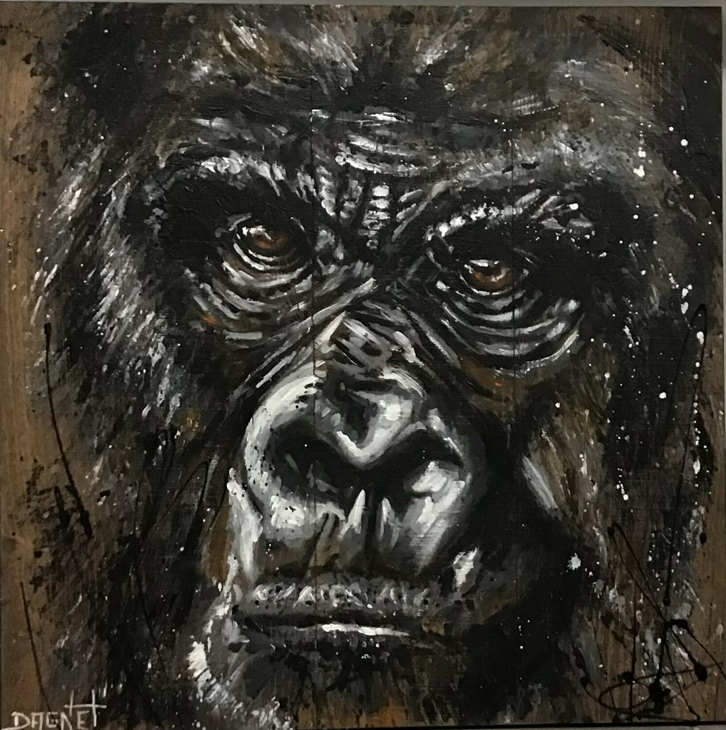 Kong Fabienne Dagnet Original painting for sale