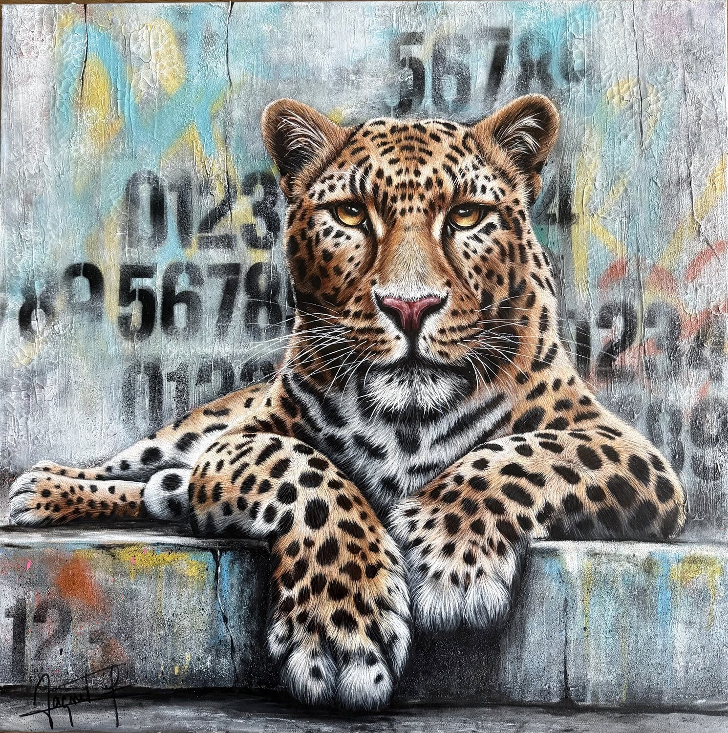 Urban majesty Fabienne Dagnet Original painting for sale