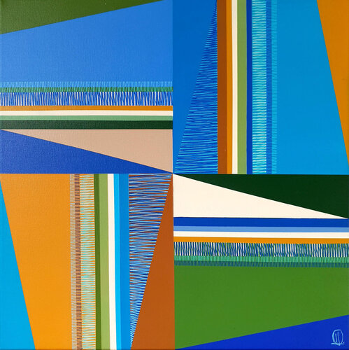 Blue breeze by Diana Large, Painting for Sale on Select