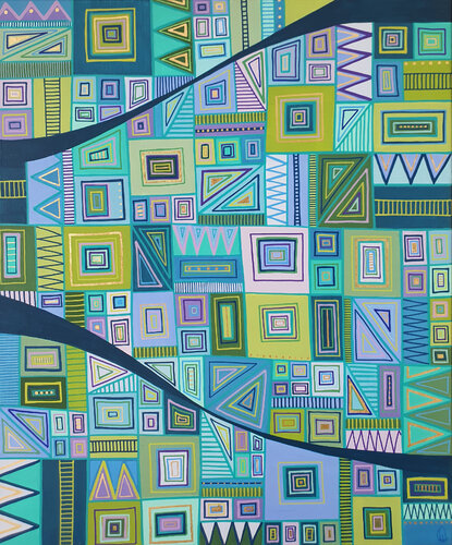 Feeling blue by Diana Large, Painting for Sale on Select