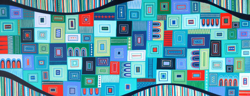 Day in the park by Diana Large, Painting for Sale on Select