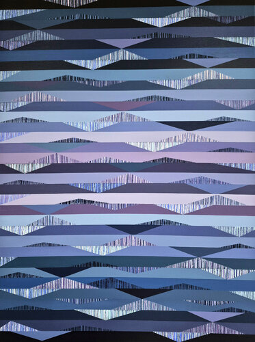 Blue Frequencies by Diana Large, Painting for Sale on Select