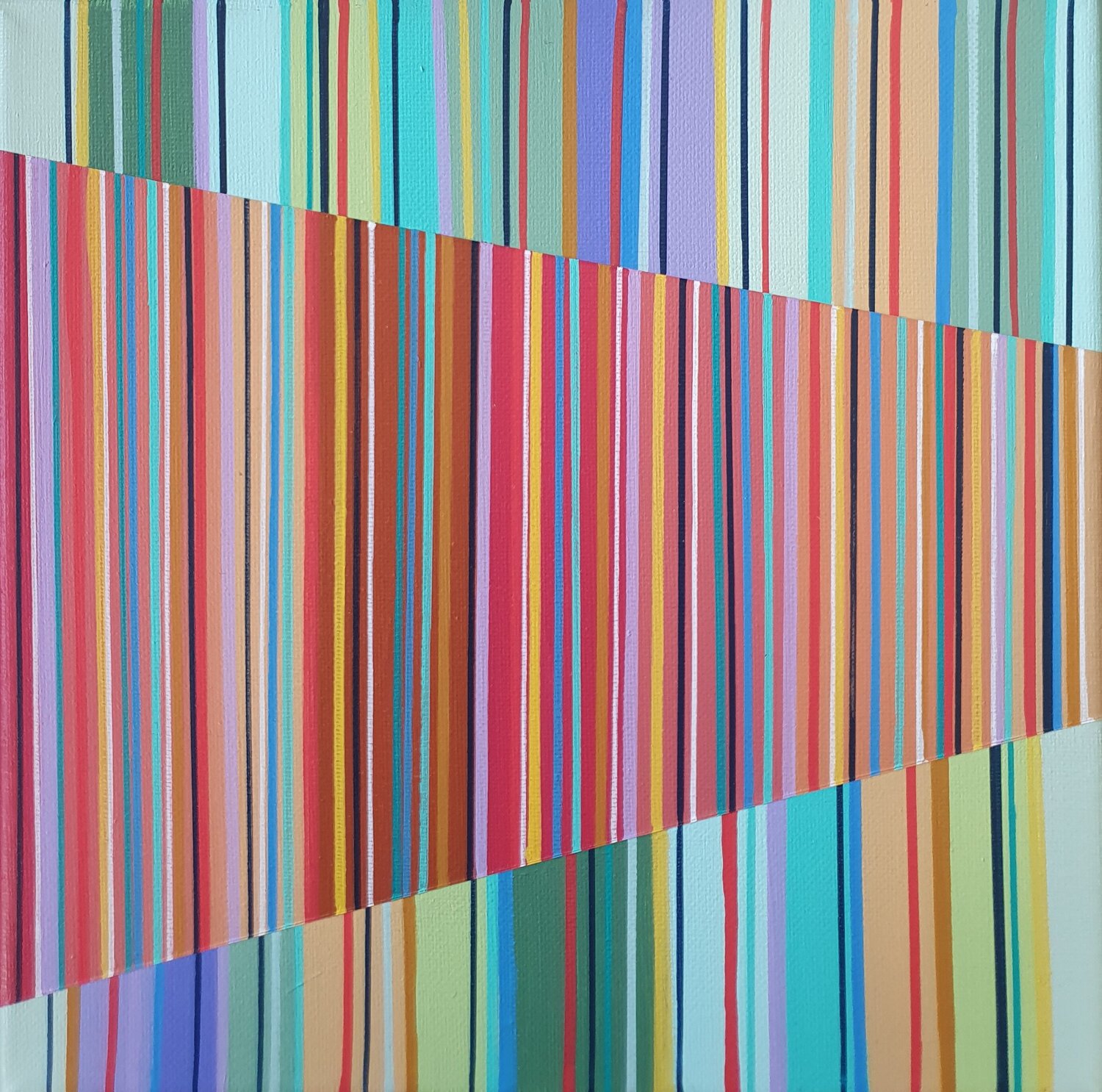Lines of hope Diana Large Original painting for sale