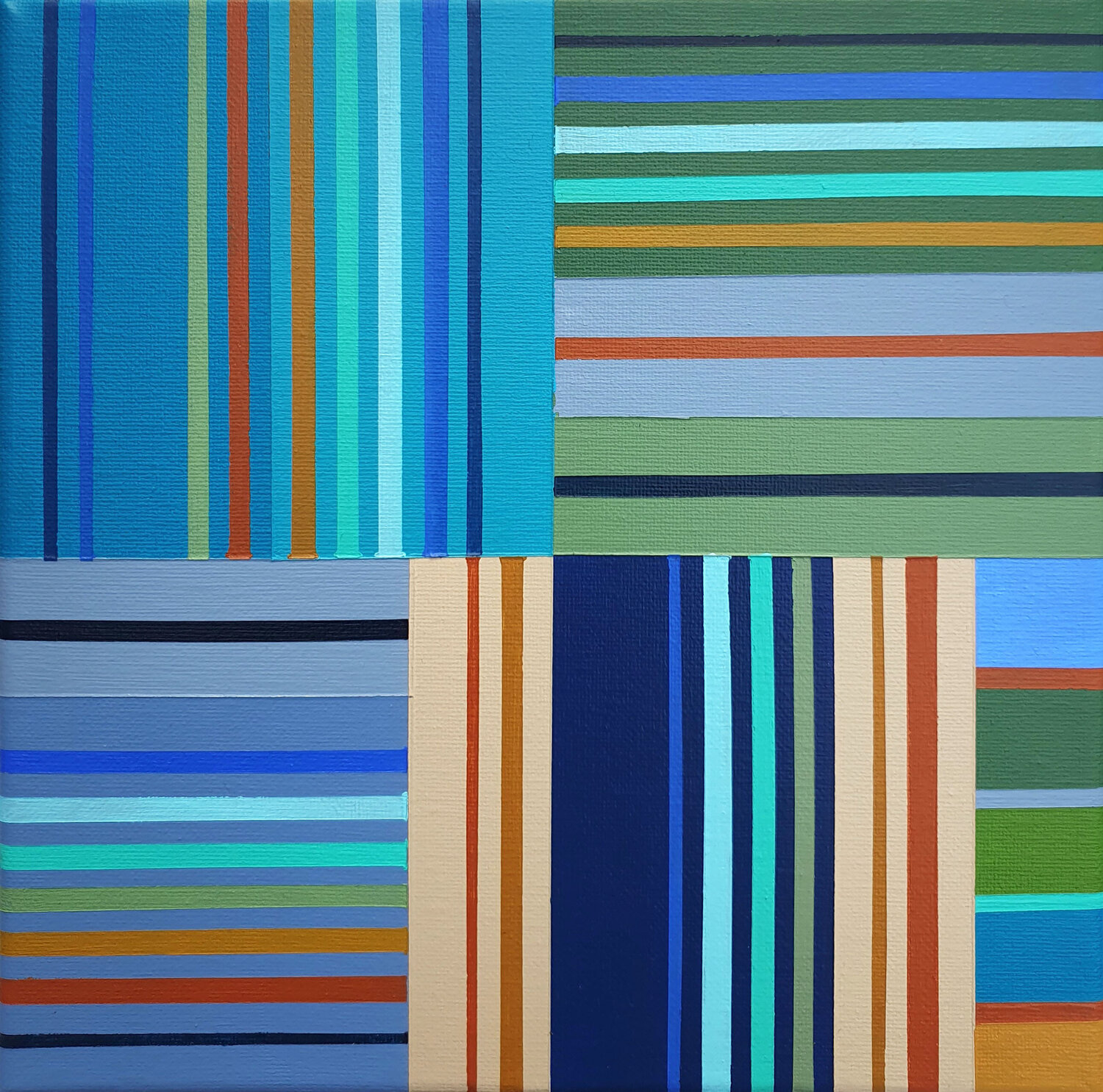 Blue Summer Diana Large Original painting for sale