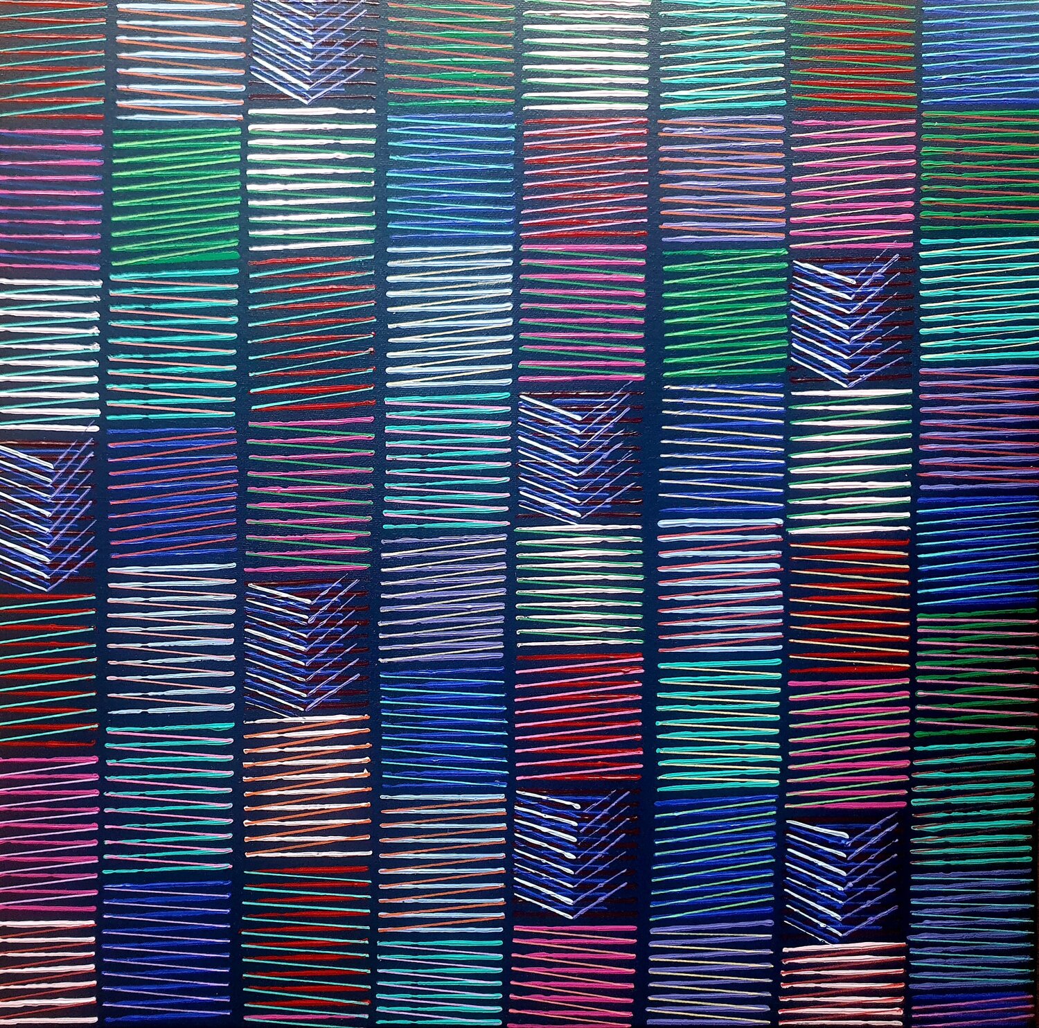 Lines in the city Diana Large Original painting for sale