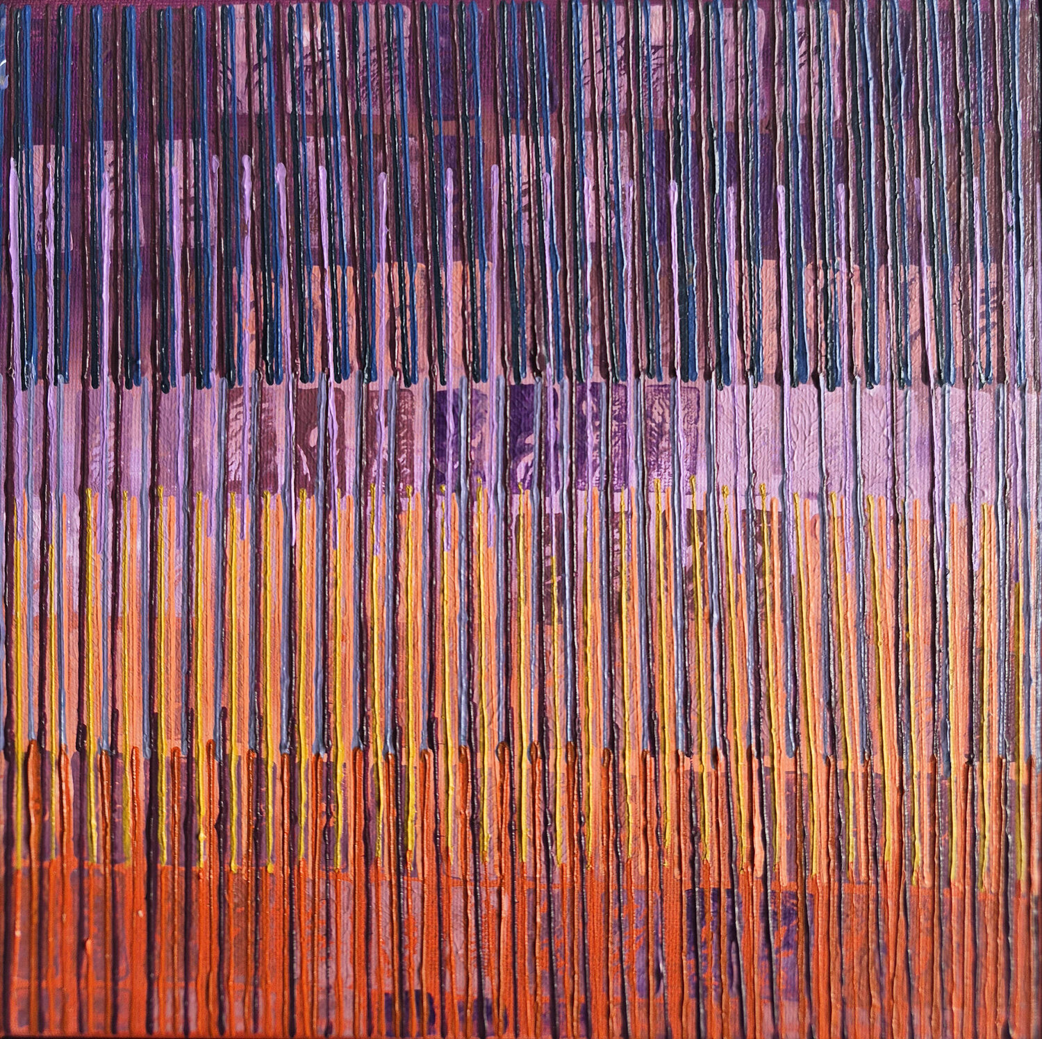 Sky on fire Diana Large Original painting for sale