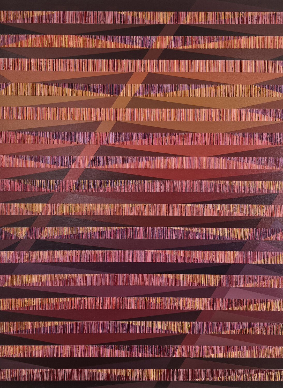Fragments of sunset Diana Large Original painting for sale