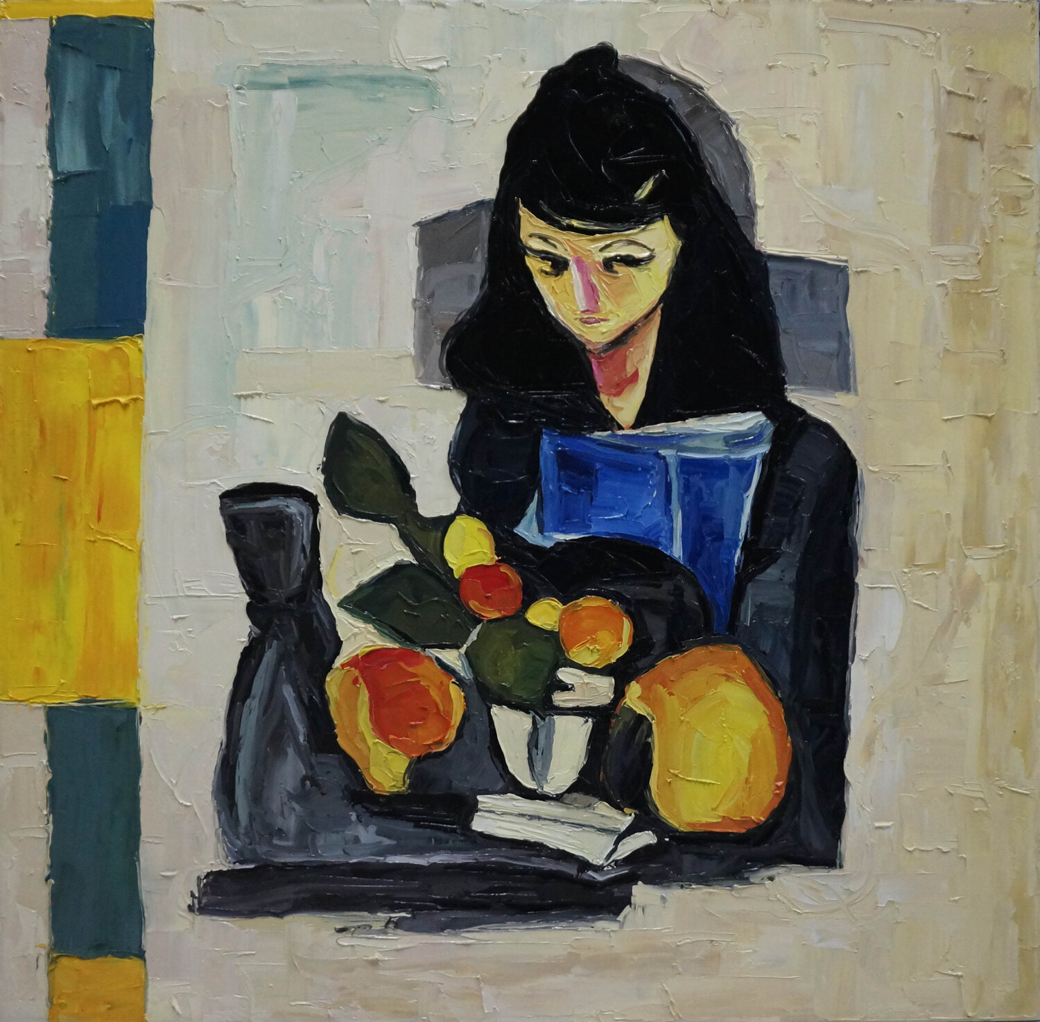 Inner Study Christos Baloukos Original painting for sale