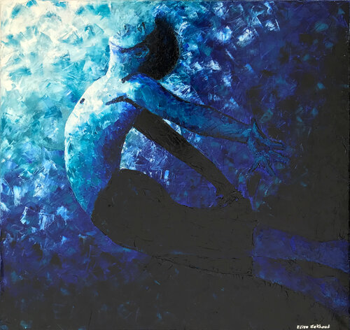 Blue Passion 02 by Elise Eekhout, Painting for Sale on Select