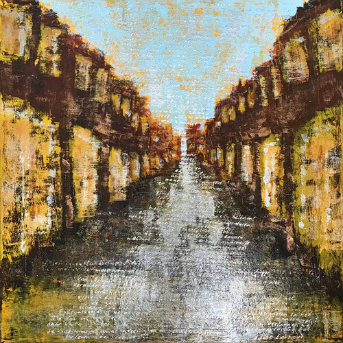 Desolated | city street by Elise Eekhout, Painting for Sale on Select