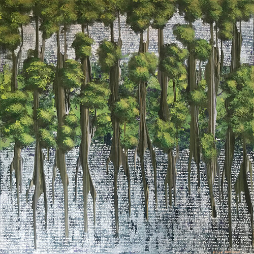 NoMangrove 01 | spring forest by Elise Eekhout, Painting for Sale on Select