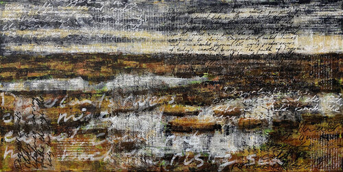 Drowned Land 05 | Doggerland's drowned waste lands by Elise Eekhout, Painting for Sale on Select