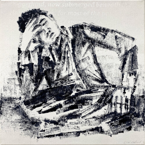 Thinker - Tony by Elise Eekhout, Painting for Sale on Select