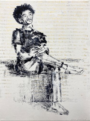Thinker - Thimoty by Elise Eekhout, Painting for Sale on Select