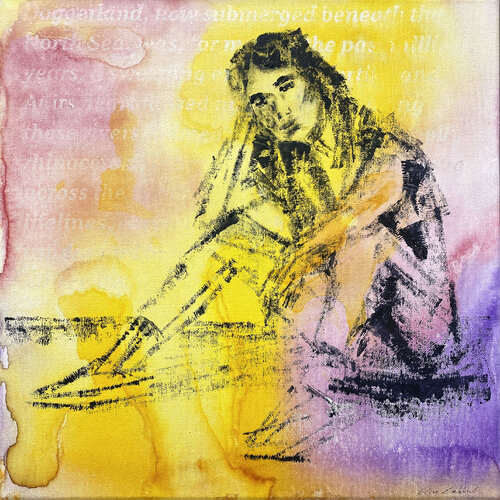 Thinker - Tessa by Elise Eekhout, Painting for Sale on Select