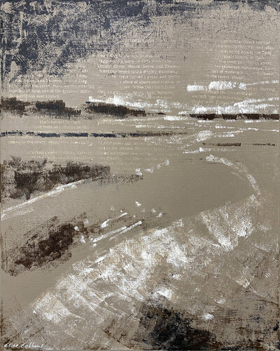Traces of Thought 09 | Grey Abstract by Elise Eekhout, Painting for Sale on Select