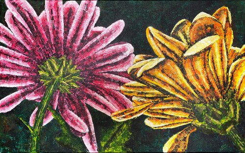 Slumber 02 | chrysanthemum floral by Elise Eekhout, Painting for Sale on Select