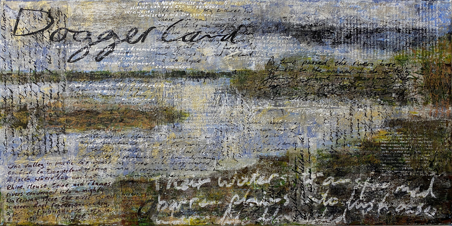 Drowned Land 04 | Doggerland's drowned rivers Elise Eekhout Original painting for sale
