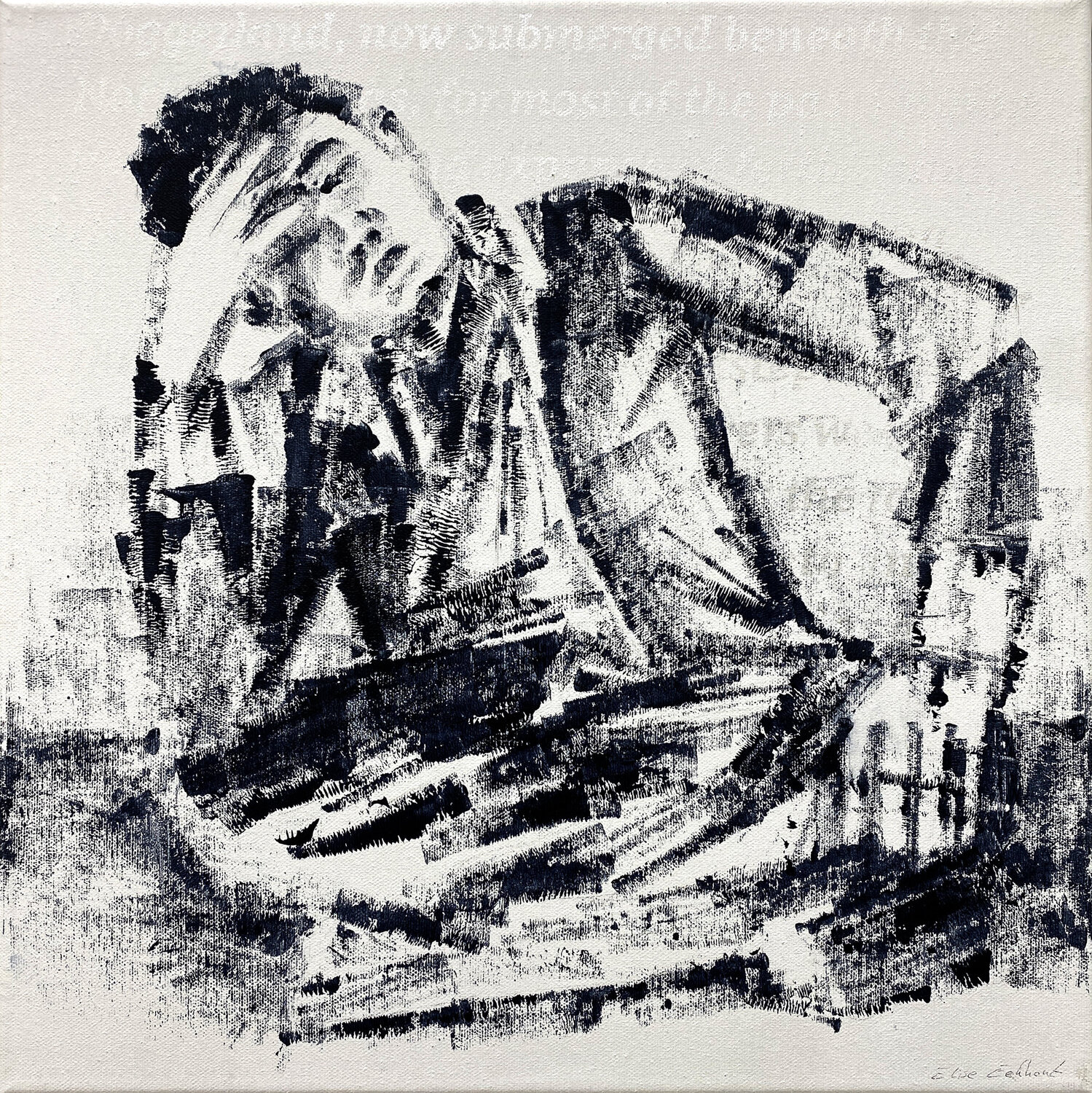 Thinker - Tony Elise Eekhout Original painting for sale