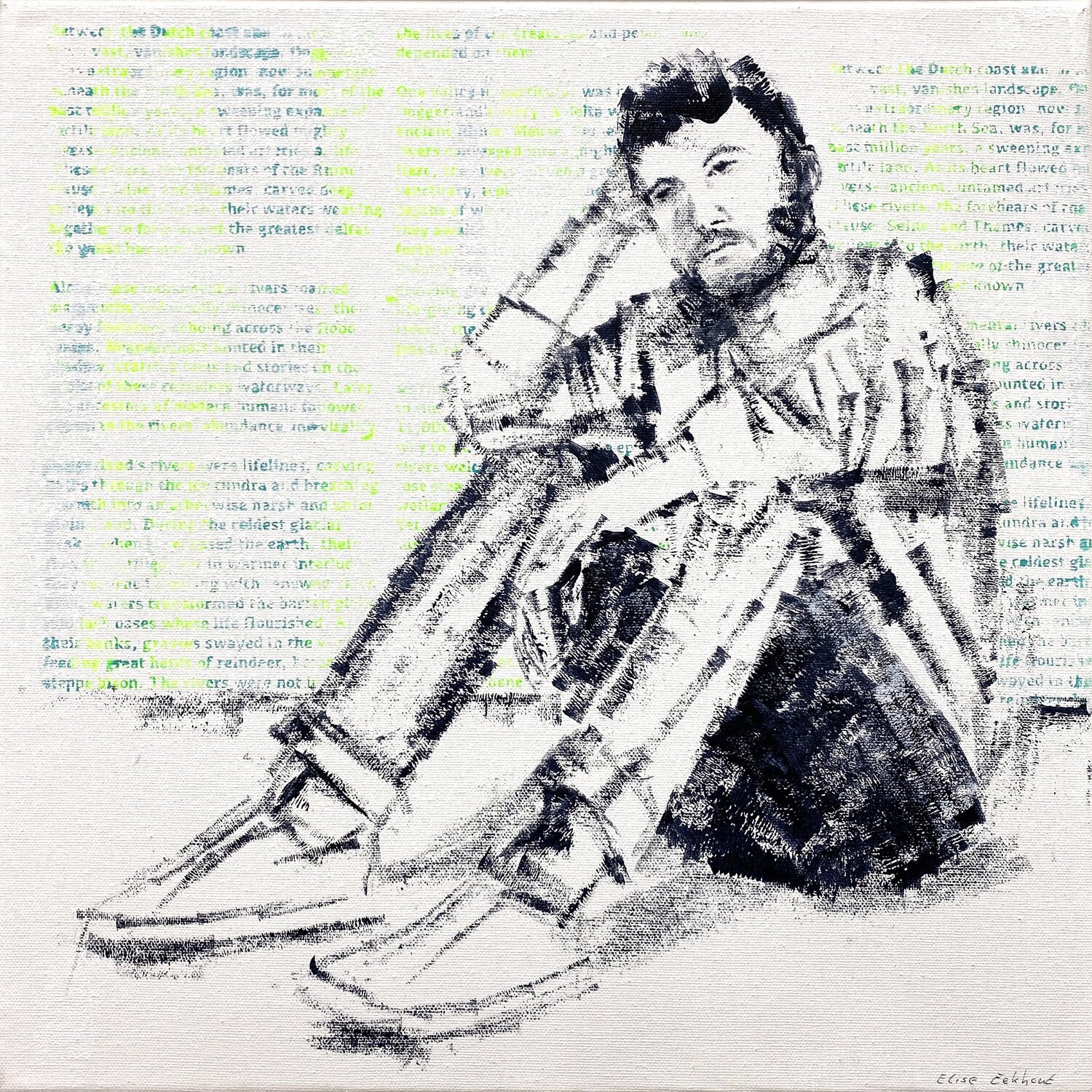 Thinker - Thijmen Elise Eekhout Original painting for sale