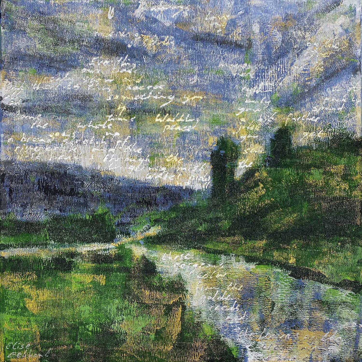 A Place to Linger Elise Eekhout Originalgemälde zu verkaufen
