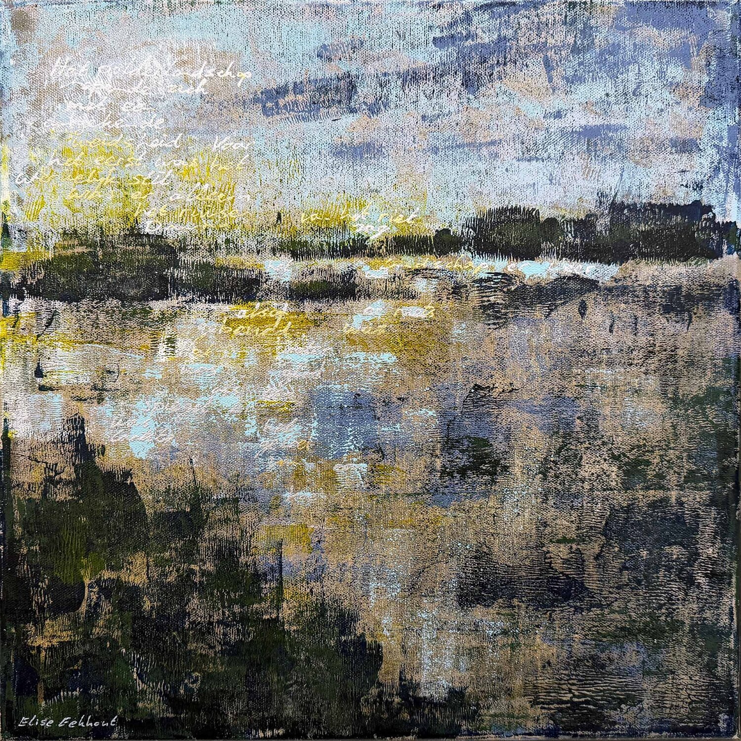 Escaped Land 18 Elise Eekhout Originalgemälde zu verkaufen