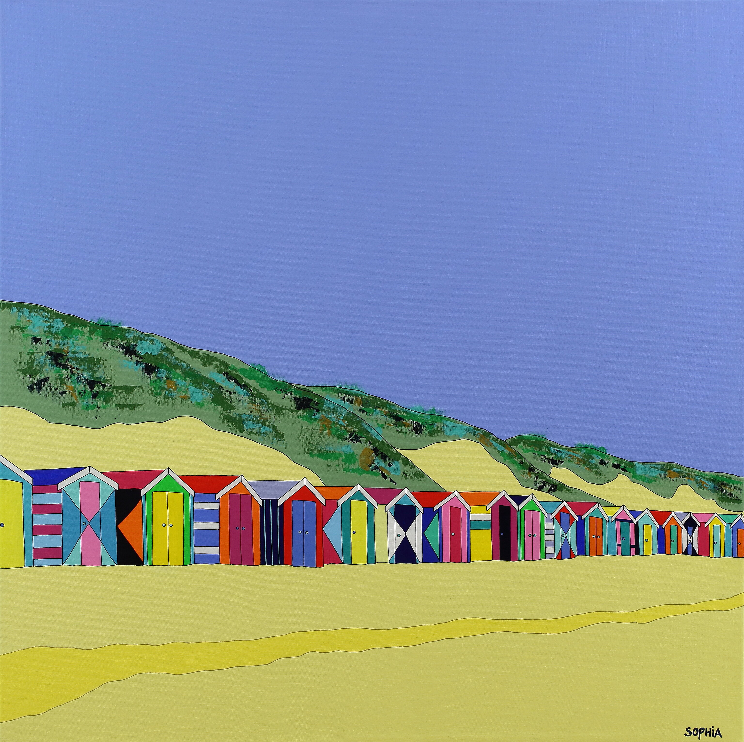 "Strandhutjes"/ Beach huts