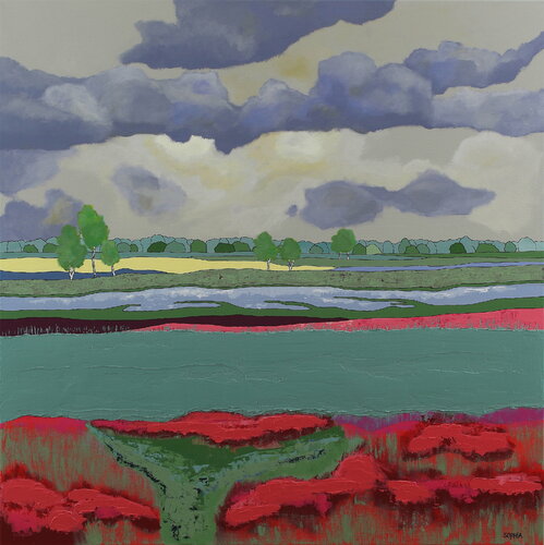 "Heide" by Sophia Heeres, Painting for Sale on Select