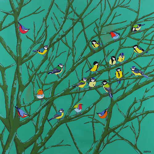 "Vogelzang" by Sophia Heeres, Painting for Sale on Select