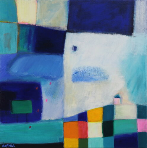Wit Licht / White Light by Sophia Heeres, Painting for Sale on Select