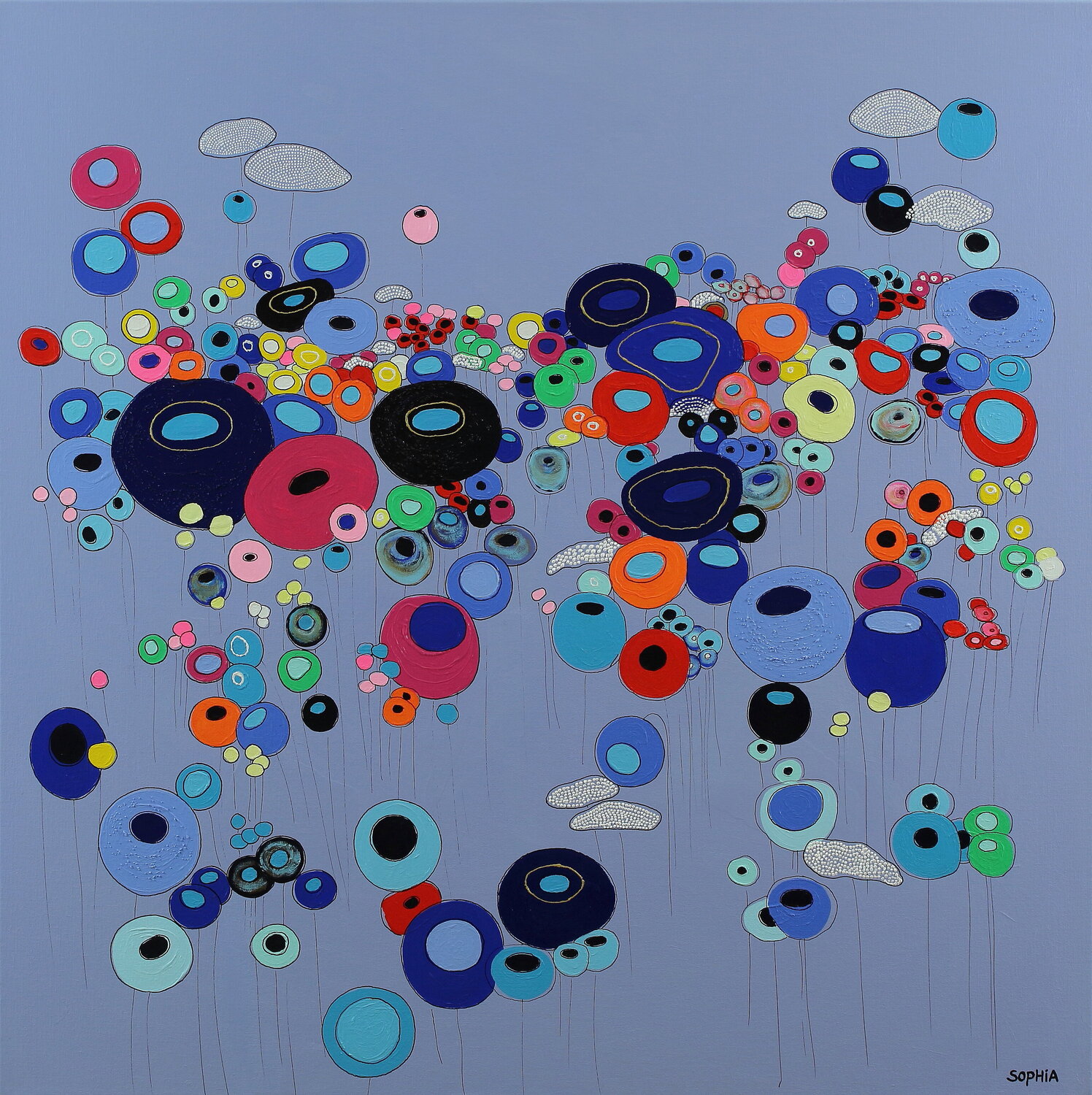 "Wildflowers" Sophia Heeres Original painting for sale