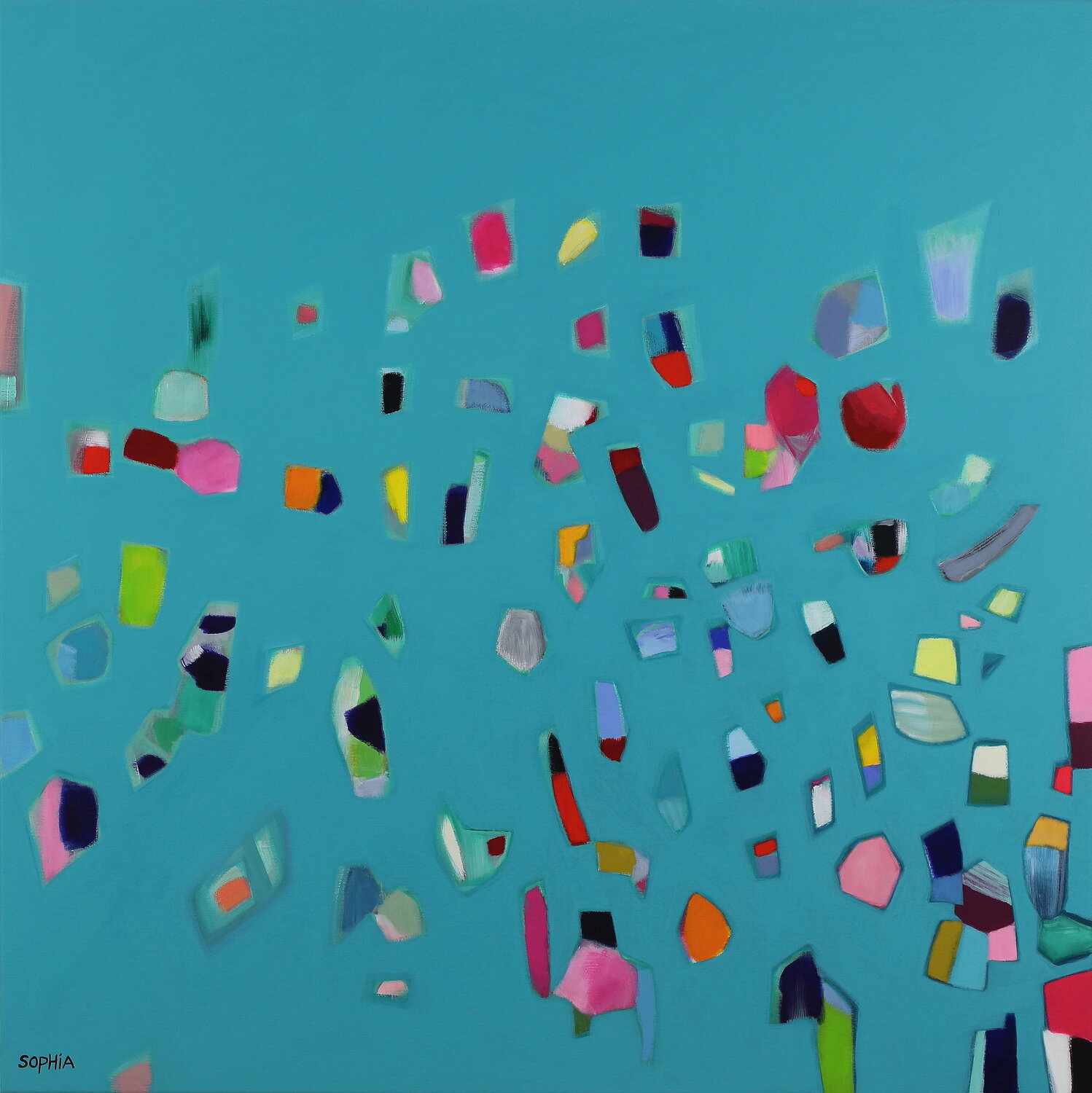 "Confetti" Sophia Heeres Original painting for sale