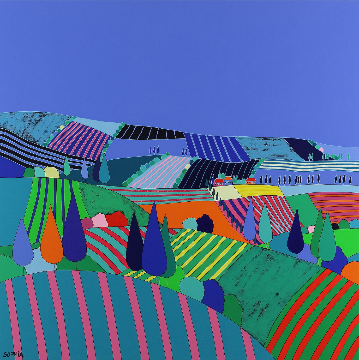 Tuscany Sophia Heeres Original painting for sale