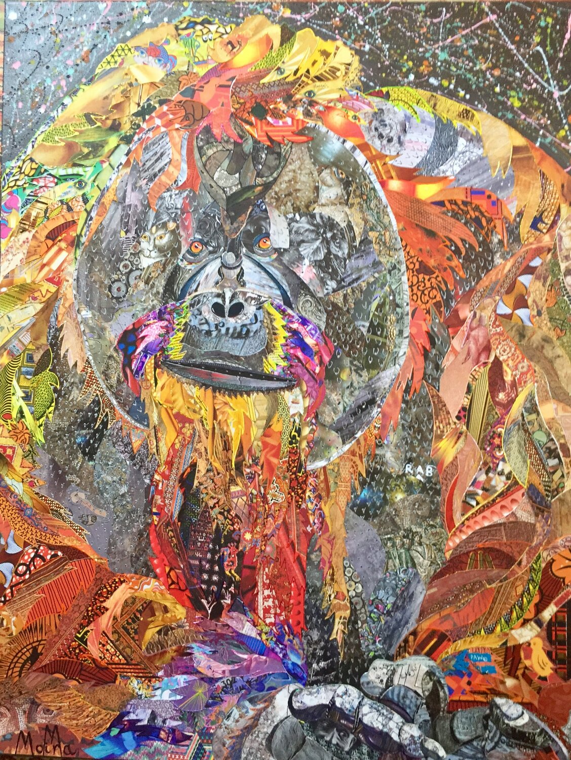 Rocco Without His Brothers Moira McAinsh Original painting for sale