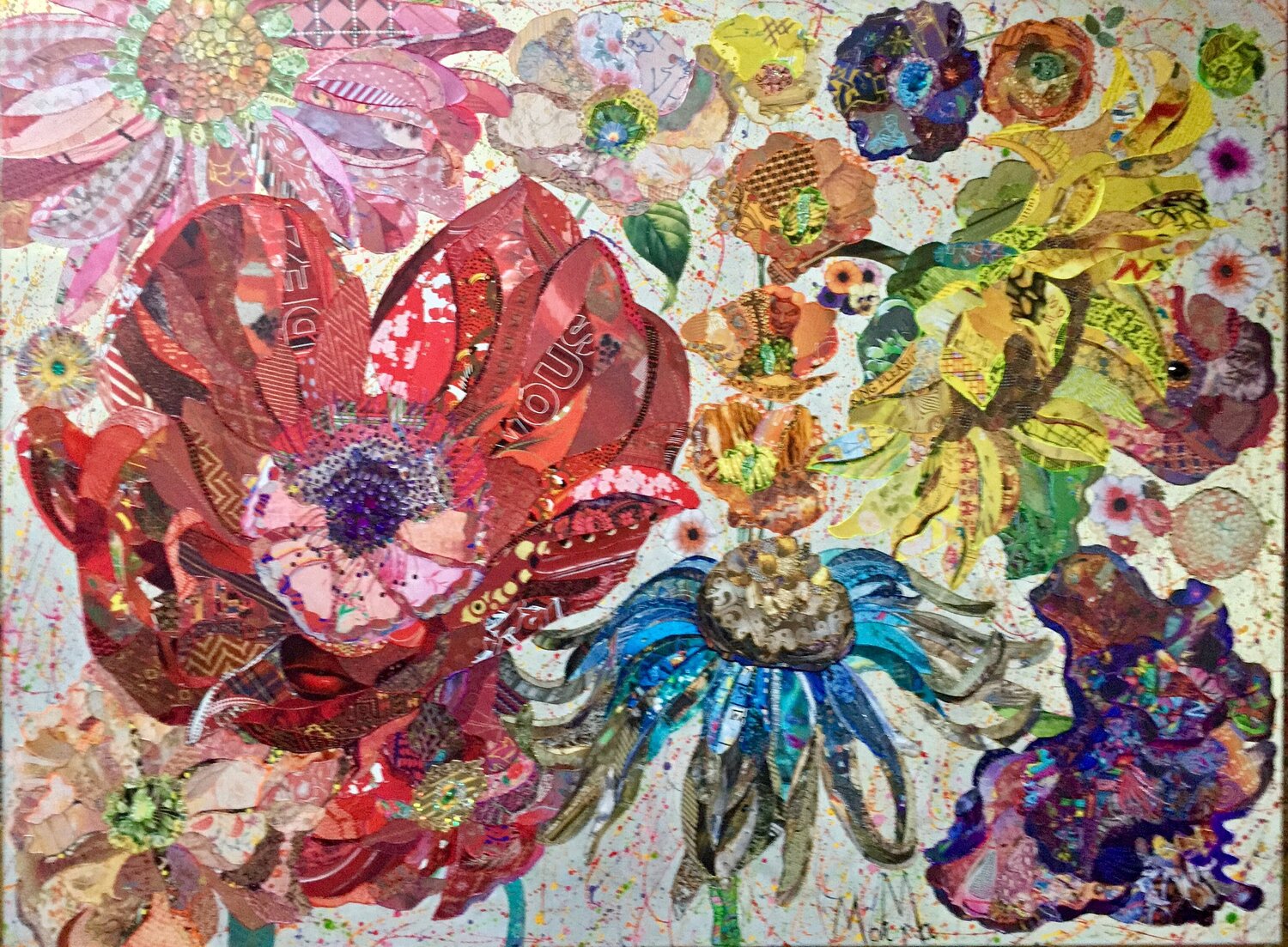 Pretty Flowers Moira McAinsh Originalgemälde zu verkaufen