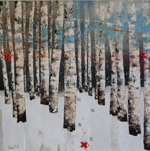 Piccole tracce su bianco n.5 by Fulvio Dot, Painting for Sale on Select