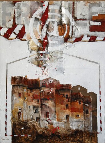 Postcard from Italy - Fragile by Fulvio Dot, Painting for Sale on Select