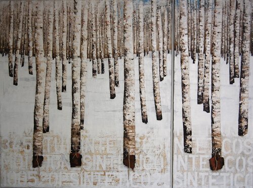 SINTETICO (parte prima e parte seconda) by Fulvio Dot, Painting for Sale on Select