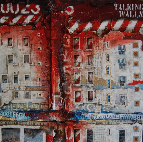 Talking walls (quando i muri parlano" by Fulvio Dot, Painting for Sale on Select