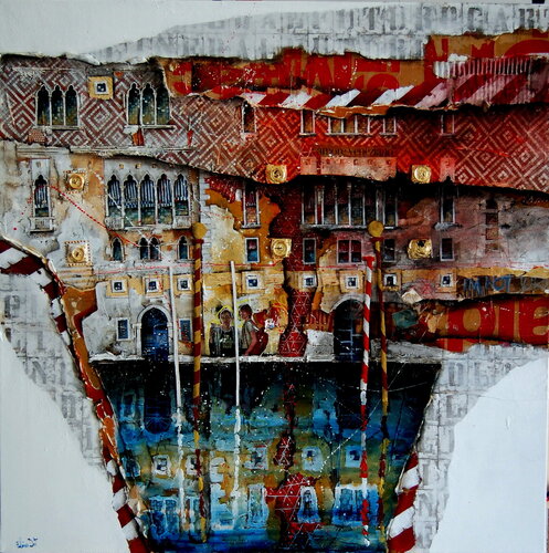 Un amore veneziano by Fulvio Dot, Painting for Sale on Select