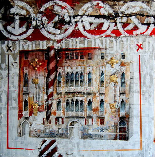 Cartoline dal futuro (gioielli) by Fulvio Dot, Painting for Sale on Select