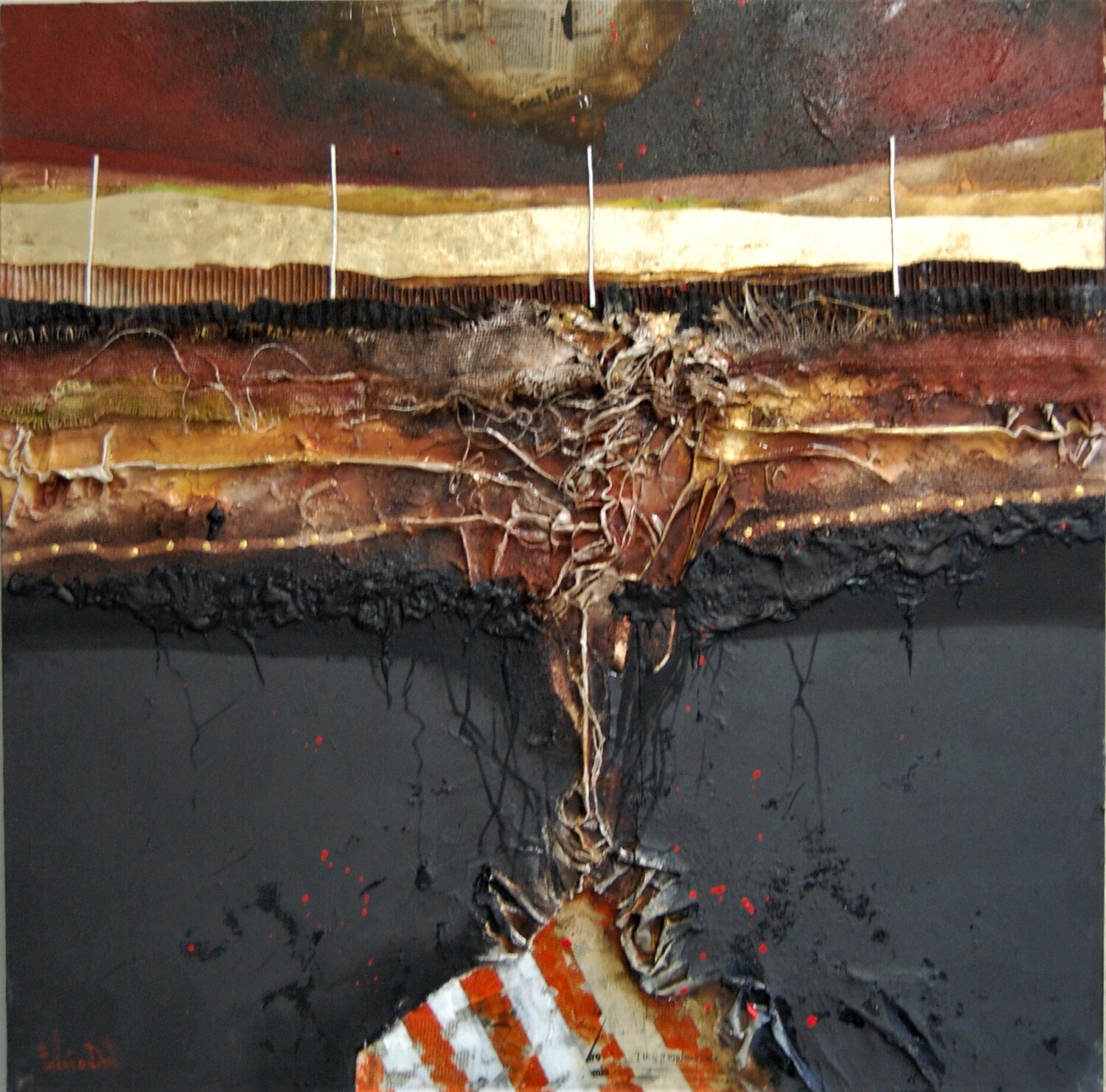 "Timanfaya n.2" Fulvio Dot Original painting for sale