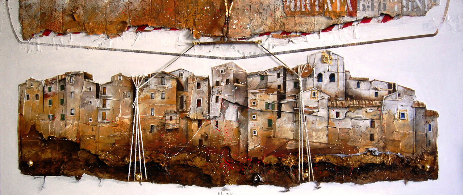Souvenirs from Italy Fulvio Dot Original painting for sale