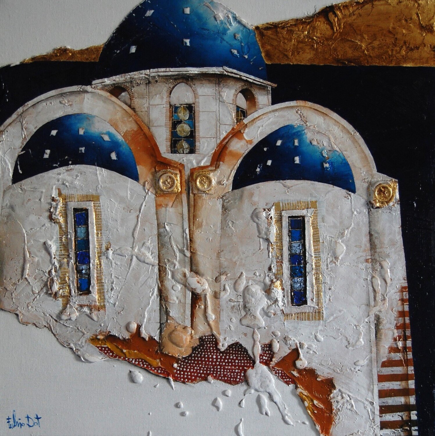Ellenica (Isola) Fulvio Dot Original painting for sale